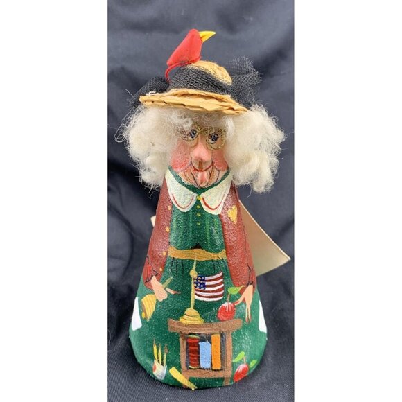 DeVonne Schuett School Teacher Canvas Figurine Artisan Handmade 6.5" NWT - Picture 1 of 10